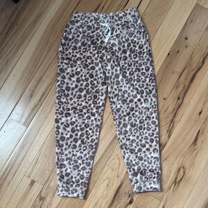 Cat & Jack Brown Leopard Print Kids Joggers